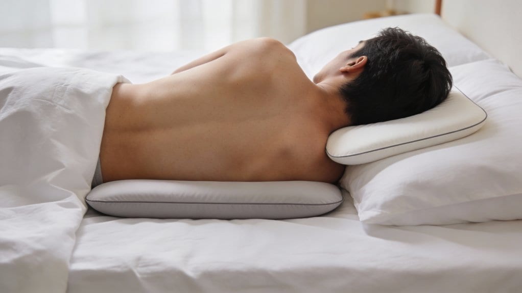 thin pillow for hip support