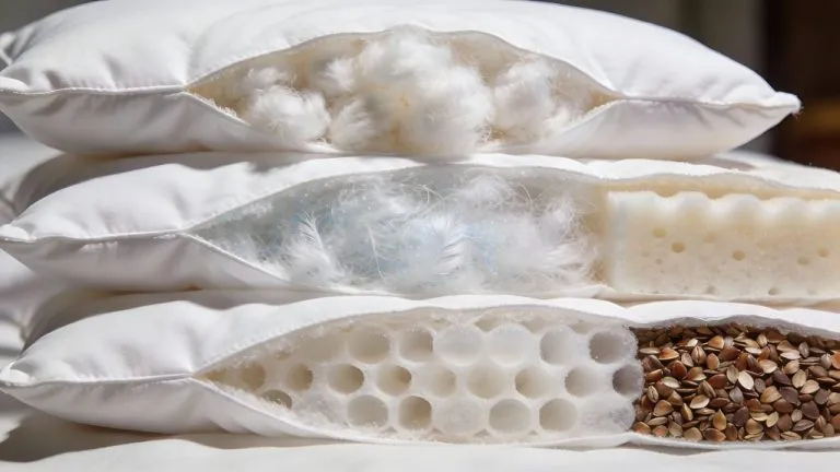 pillow materials durability comparison